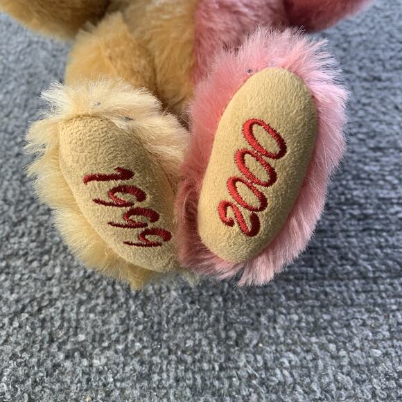 Steiff Club Bear Edition 1999/2000 Gold/Rose Bear 32cm/12" EAN 420184 - Picture 7 of 13